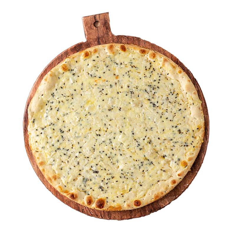 Frisch gebackenes Manakisch mit Käse